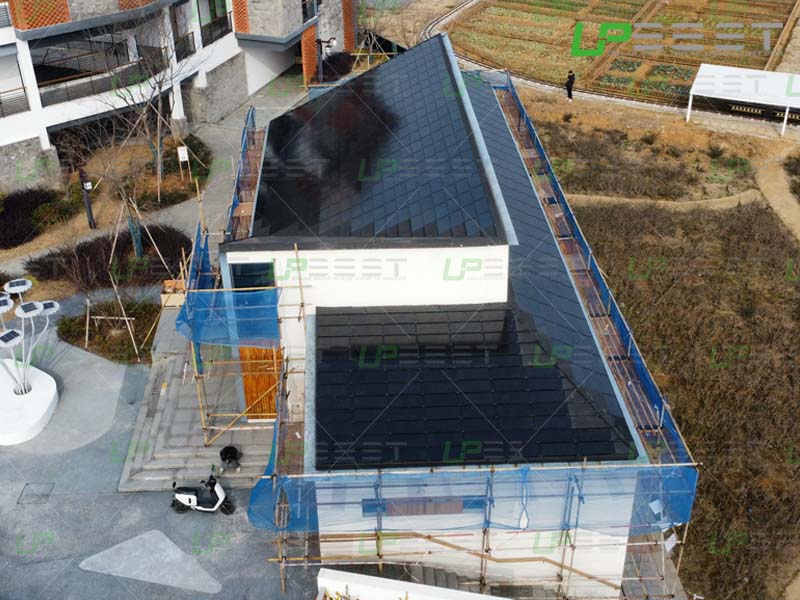 Ukończono projekt dachu z płytek słonecznych Upbest Nanjing BIPV